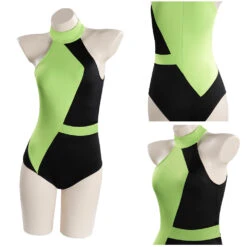 Kim Possible Shego Maillot De Bain Cosplay Costume -Newcossky b8415a021712e811b2e8937049108c5b