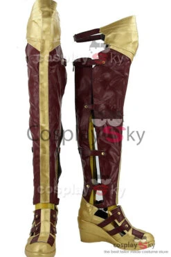 Batman V Superman : L'Aube De La Justice Wonder Woman Bottes Cosplay Chaussures -Newcossky batman v supermandawn of justice wonder woman cosplay shoes 4