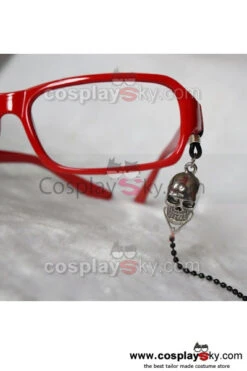 Black Butler Grell Sutcliff Lunettes Cosplay Accessoire -Newcossky black butler grell sutcliff glasses frame and chains 3