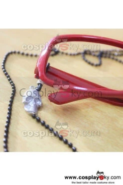 Black Butler Grell Sutcliff Lunettes Cosplay Accessoire -Newcossky black butler grell sutcliff glasses frame and chains 4