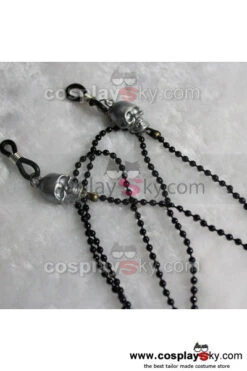 Black Butler Grell Sutcliff Lunettes Cosplay Accessoire -Newcossky black butler grell sutcliff glasses frame and chains 7