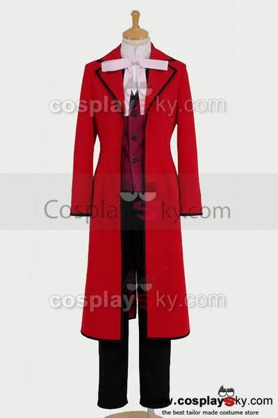 Black Butler Shinigami Grell Sutcliff Cosplay Costume 4 Black Butler Shinigami Grell Sutcliff Cosplay Costume – Image 2