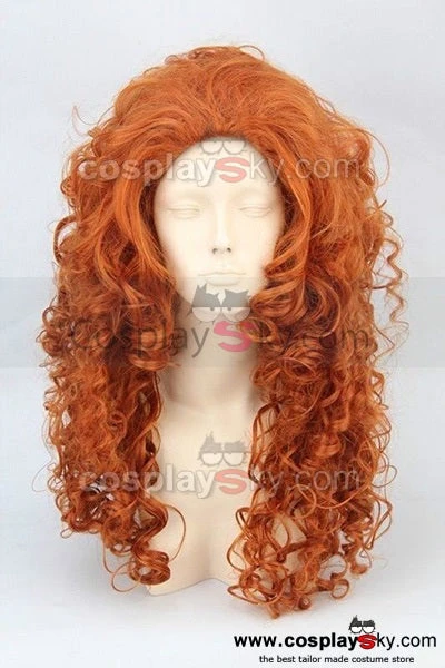 Rebelle Princesse Merida Cosplay Perruque 4 Rebelle Princesse Merida Cosplay Perruque – Image 2
