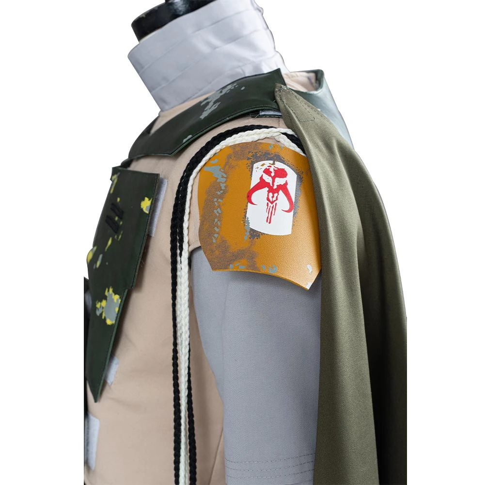Star Wars Boba Fett Uniforme Halloween Carnaval Cosplay Costume 12 Star Wars Boba Fett Uniforme Halloween Carnaval Cosplay Costume – Image 10