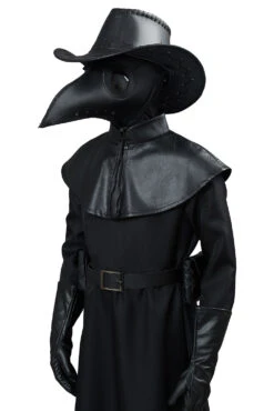 Enfant Plague Doctor Médiéval Cosplay Costume Halloween Carnival -Newcossky cc7960e1653bbfae95544665e62dbbf1