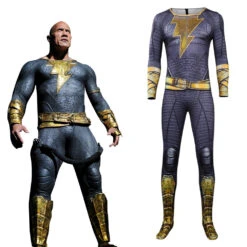 2022 Film DC Adulte Black Adam Combinaison Cosplay Costume Ver.2