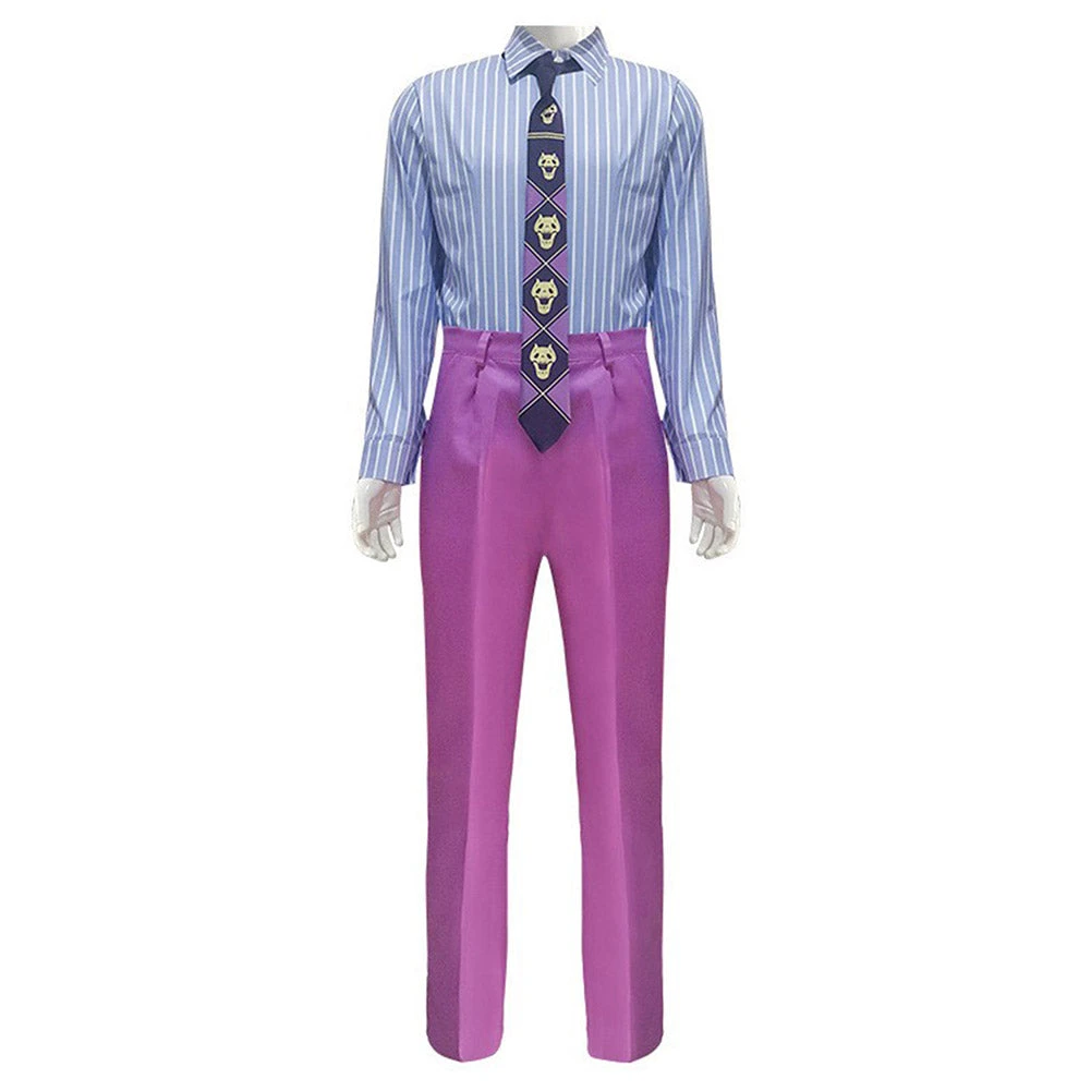 JoJo‘s Bizarre Adventure Kira Yoshikage Cosplay Costume 7 JoJo‘s Bizarre Adventure Kira Yoshikage Cosplay Costume – Image 5