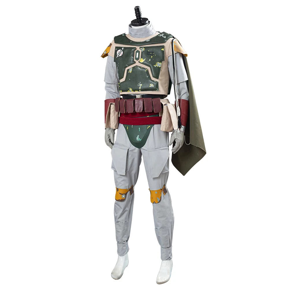 Star Wars Boba Fett Uniforme Halloween Carnaval Cosplay Costume 6 Star Wars Boba Fett Uniforme Halloween Carnaval Cosplay Costume – Image 4
