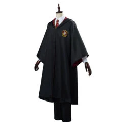 Harry Potter Uniforme Scolaire Gryffindor Robe Cape Tenue Halloween Carnaval Cosplay Costume -Newcossky df364c9d21edb1ce98941f2547fb6835