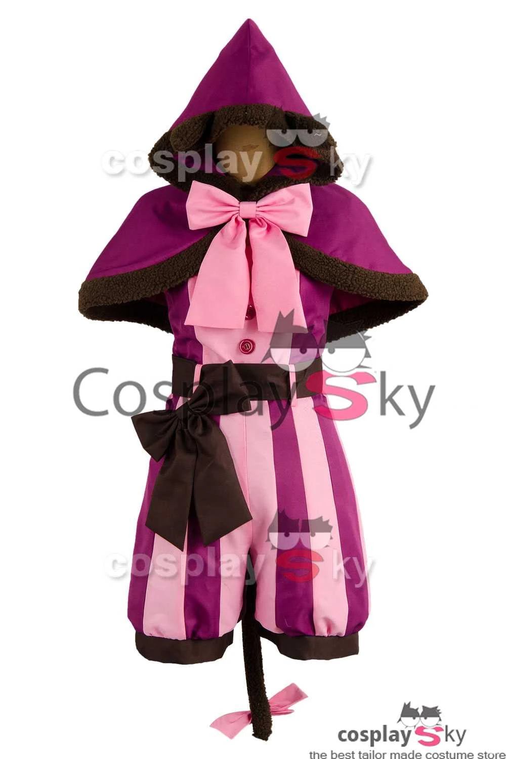 Disney Alice Au Pays Des Merveilles Chat Du Cheshire Ver.2 Cosplay Costume 4 Disney Alice Au Pays Des Merveilles Chat Du Cheshire Ver.2 Cosplay Costume – Image 2