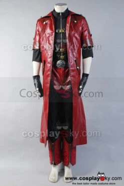 DMC Devil May Cry 4 Dante Sparda Cosplay Costume -Newcossky dmc devil may cry 4 dante cosplay costume custom full set 3