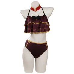 Genshin Impact Hutao Maillot De Bain Cosplay Costume -Newcossky e23db7b48e5711a49e063d3ee9b74227