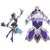 LoL League Of Legends Luxanna Cosplay Costume -Newcossky efe79fef5183b8d25c19f590116244c0