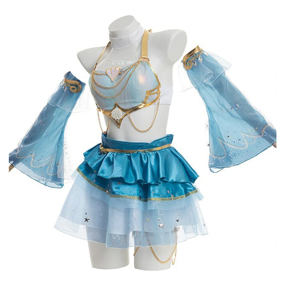 LoL League Of Legends Seraphine Cosplay Costume 6 LoL League Of Legends Seraphine Cosplay Costume – Image 4