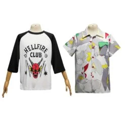 Stranger Things Dustin Henderson The Hellfire Club Cosplay Costume -Newcossky f483458db064039d5b6aabcd71b5d311