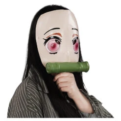 Demon Slayer Kimetsu No Yaiba Kamado Nezuko Cosplay Masque -Newcossky f81a232c5e66876b5348dd65af7f7de1