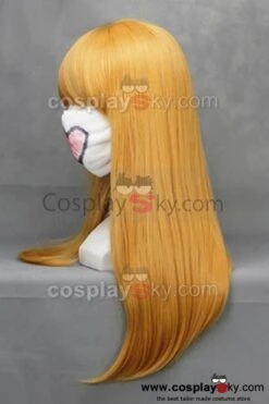 Fairy Tail Lucy Heartphilia Cosplay Perruque -Newcossky fairy tail lucy heartphilia cosplay wig earthy yellow 60cm 3