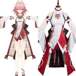 Genshin Impact Yae Miko Robe Cosplay Costume