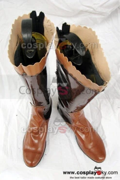 Final Fantasy XII Lenne Botte Brune Cosplay Chaussures -Newcossky final fantasy xii lenne cosplay boots shoes brown 1