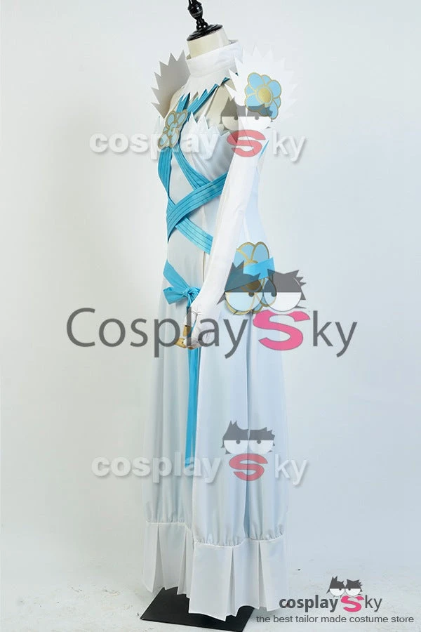 Fire Emblem Fates Azura Robe Blanche Cosplay Costume 5 Fire Emblem Fates Azura Robe Blanche Cosplay Costume – Image 3