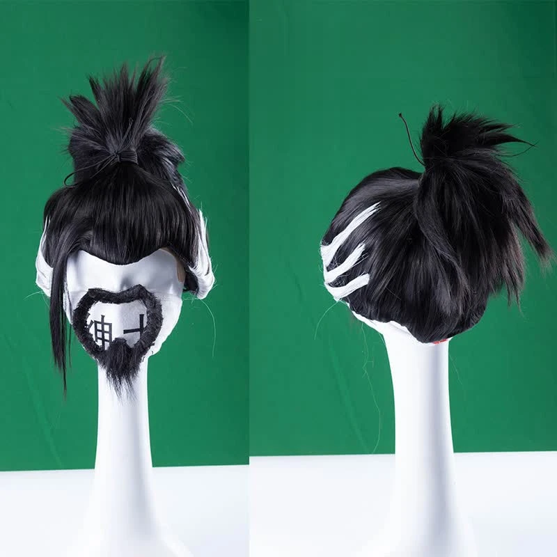 Overwatch OW Shimada Hanzo Cosplay Perruque 3 Overwatch OW Shimada Hanzo Cosplay Perruque