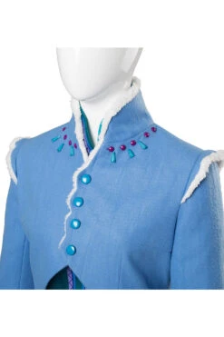 La Reine Des Neiges Joyeuses Fetes Avec Olaf Anna Cosplay Costume -Newcossky image 1042