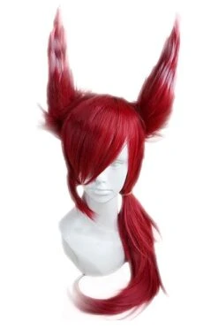 LOL League Of Legends Xayah Perruque Cosplay Perruque