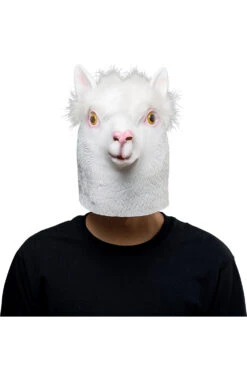 Alpaga Blanc Masque Halloween Carnaval Fete Animaux Masques Cosplay Accessoire -Newcossky image 1153