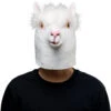Alpaga Blanc Masque Halloween Carnaval Fete Animaux Masques Cosplay Accessoire -Newcossky image 1157