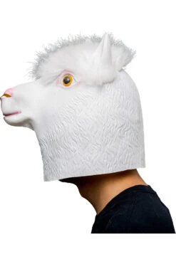 Alpaga Blanc Masque Halloween Carnaval Fete Animaux Masques Cosplay Accessoire -Newcossky image 1160