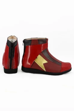 Justice League 2017 Barry Allen Flash Bottes Cosplay Chaussures -Newcossky justice league 2017 barry allen flash bottes cosplay chaussures 1