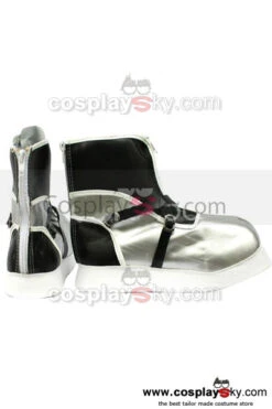 Kingdom Hearts II Sora Botte D'argent Cosplay Chaussures -Newcossky kingdom hearts ii sora cosplay boots shoes 3