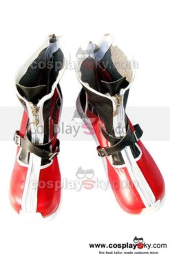Kingdom Hearts II Sora Botte Rouge Cosplay Chaussures -Newcossky kingdom hearts ii sora cosplay shoes boots 1