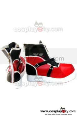 Kingdom Hearts II Sora Botte Rouge Cosplay Chaussures -Newcossky kingdom hearts ii sora cosplay shoes boots 3 1