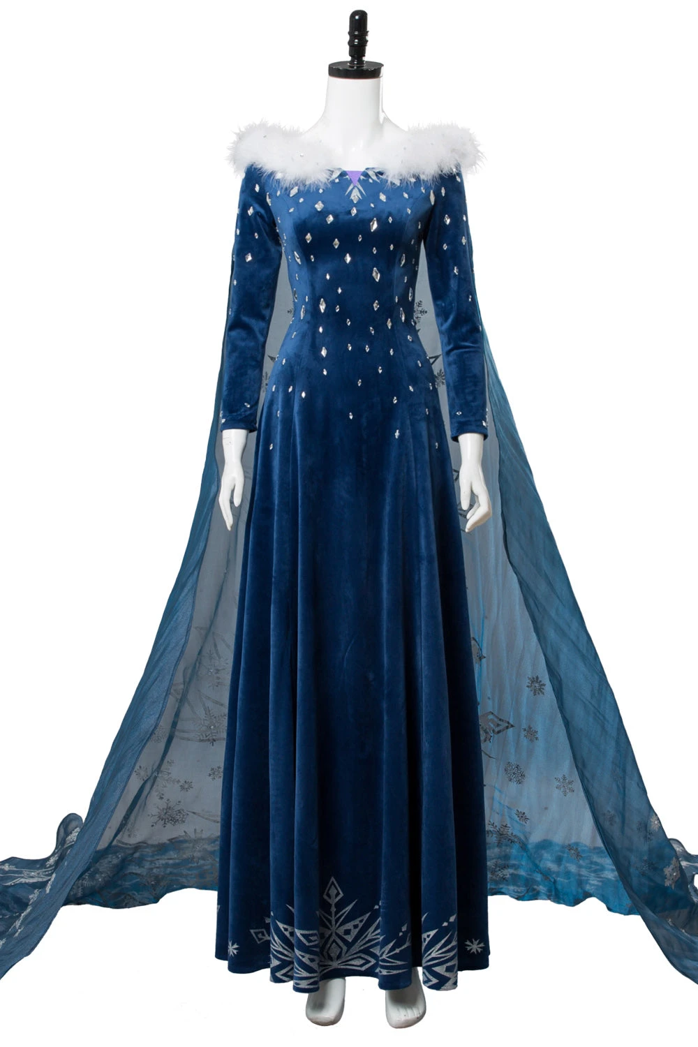 La Reine Des Neiges : Joyeuses Fetes Avec Olaf Princesse Elsa Cosplay Costume – Image 3