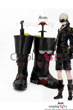 NieR:Automata 9S Cosplay Costume+Perruque+Bottes 12 NieR:Automata 9S Cosplay Costume+Perruque+Bottes -Newcossky nier nier automata 9s boots cosplay shoes 3 1