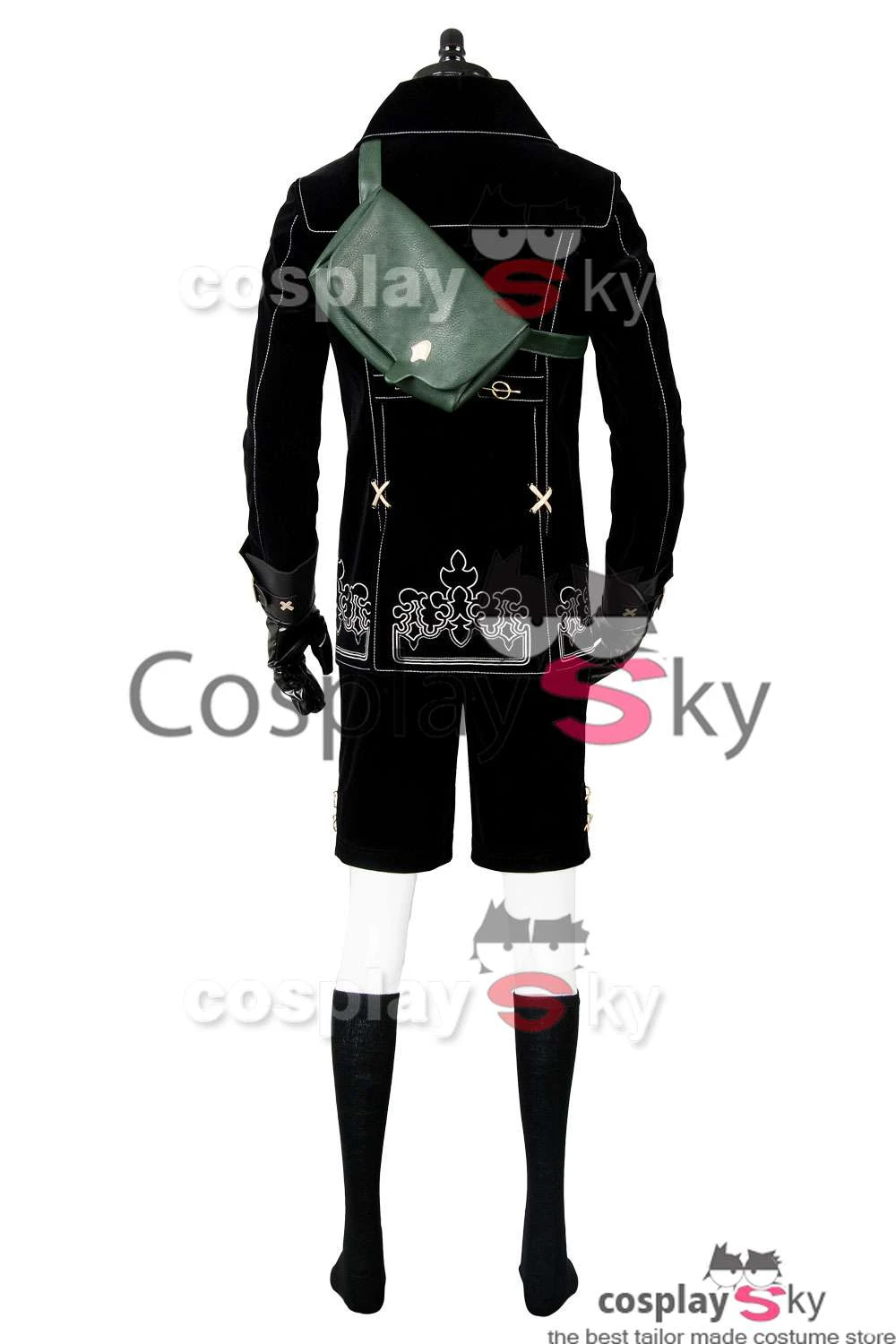 NieR:Automata 9S Cosplay Costume+Perruque+Bottes 7 NieR:Automata 9S Cosplay Costume+Perruque+Bottes – Image 5