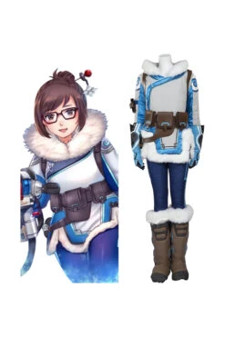 Overwatch OW Mei Mei-Ling Zhou Cosplay Costume