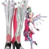 Overwatch Pink Mercy Skin Mercy Bottes Cosplay Chaussure -Newcossky overwatch pink mercy skin mercy bottes cosplay chaussure 1