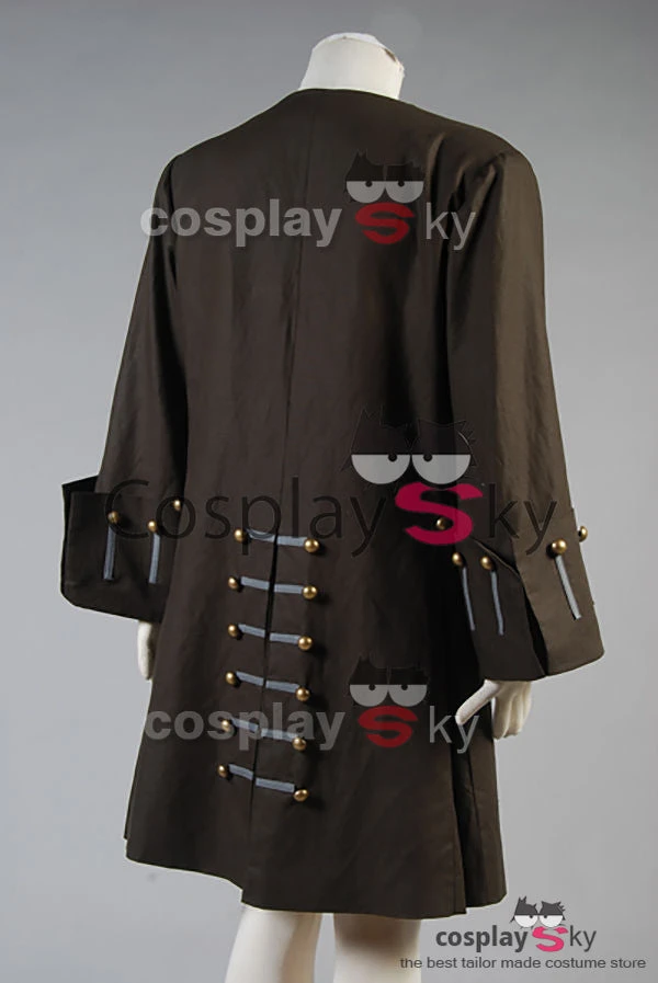 Pirates Of The Caribbean Jack Sparrow Veste Cosplay Costume 6 Pirates Of The Caribbean Jack Sparrow Veste Cosplay Costume – Image 4