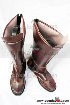 The Legend Of Zelda Link Cosplay Chaussures -Newcossky the legend of zelda cosplay boots shoes brown 1