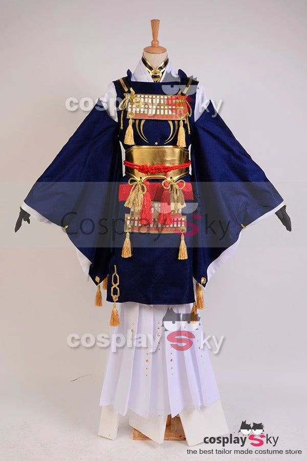 Touken Ranbu Mikazuki Munechika Uniforme Cosplay Costume 5 Touken Ranbu Mikazuki Munechika Uniforme Cosplay Costume – Image 3