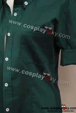 Twilight Tentation Bella Chemisier Vert Cosplay Costume -Newcossky twilight new moon bella green button down shirt 5