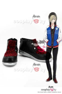 Yuri On Ice Yuri Plisetsky Cosplay Costume+Chaussures+Perruque -Newcossky yuri on ice yuri plisetsky shoes cosplay shoes 2 1